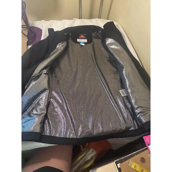 Columbia Bugaboo Black Omni Heat Shield Repellency Ski Snow Jacket Women's L - Picture 2 of 10